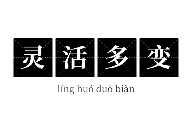 灵活多变成语