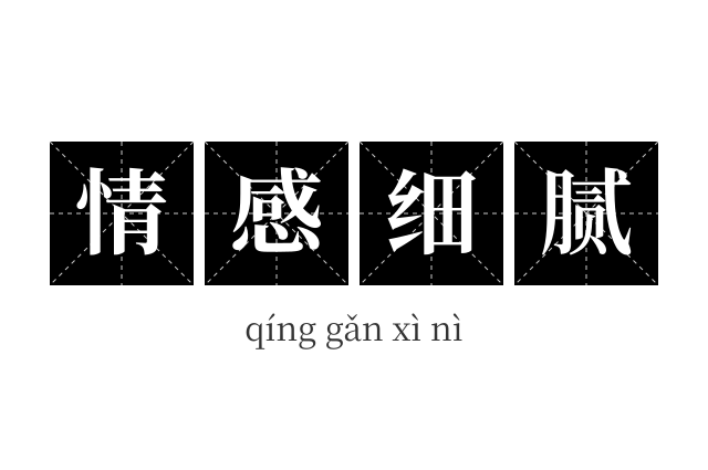 情感细腻成语