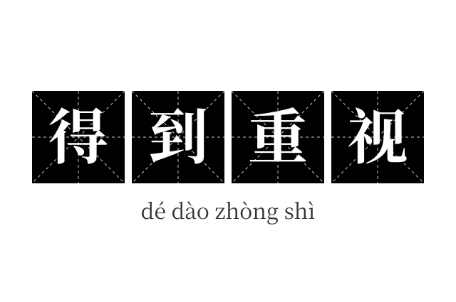 得到重视成语
