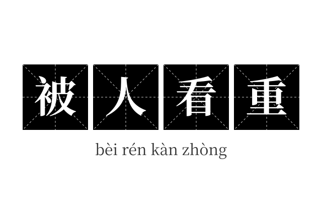 被人看重成语