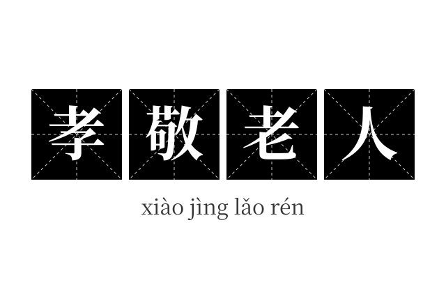 孝敬老人成语