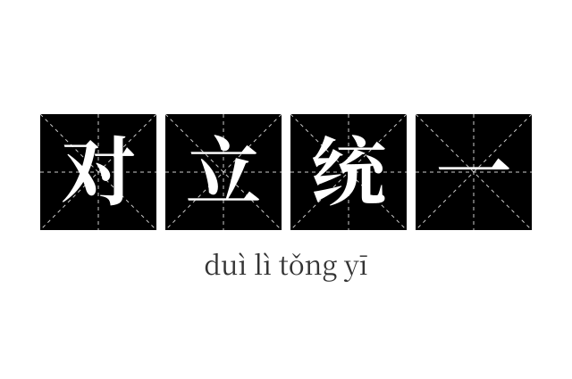 对立统一成语