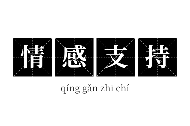 情感支持成语