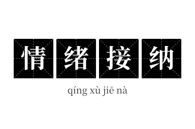 情绪接纳成语