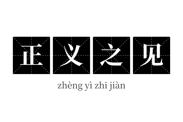 正义之见成语