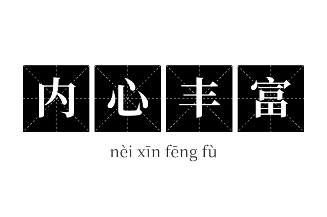 内心丰富成语