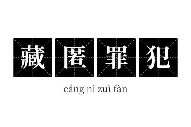 藏匿罪犯成语
