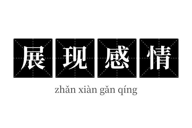 展现感情成语