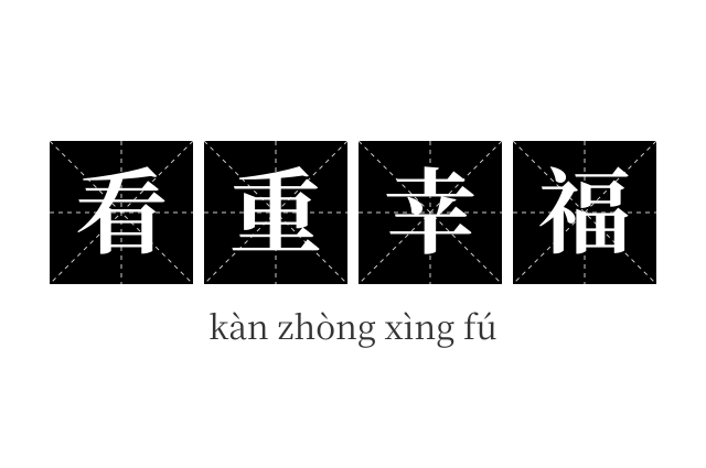 看重幸福成语