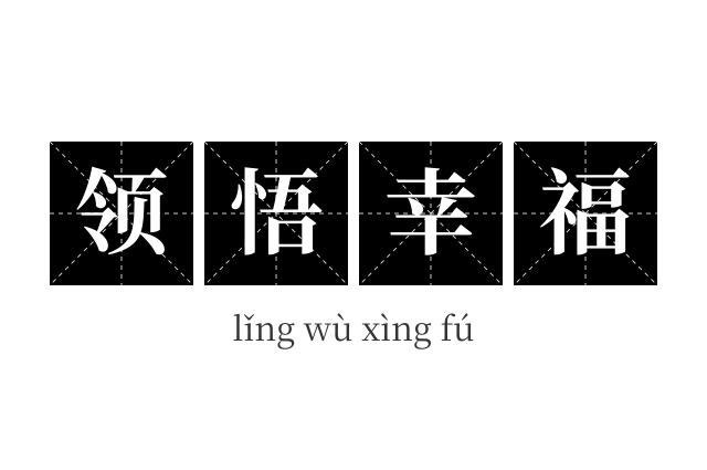 领悟幸福成语