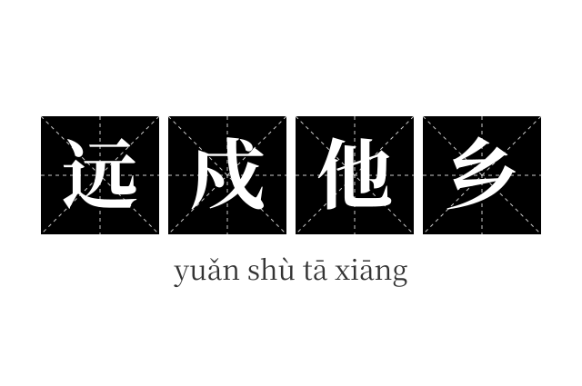 远戍他乡成语