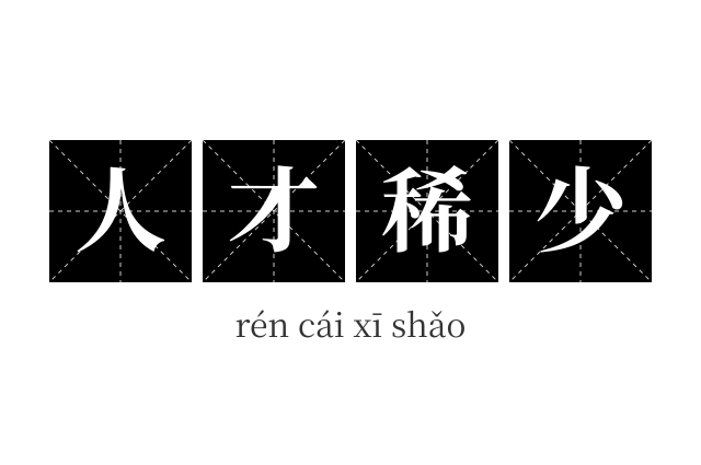 人才稀少成语
