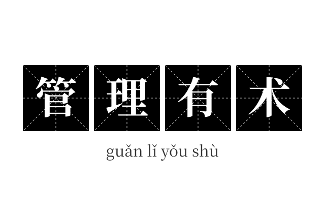 管理有术成语