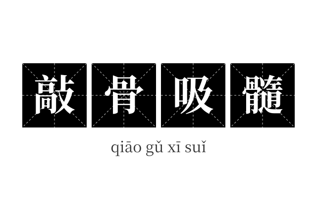 敲骨吸髓成语