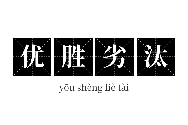 优胜劣汰成语