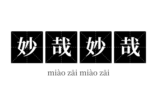 妙哉妙哉成语