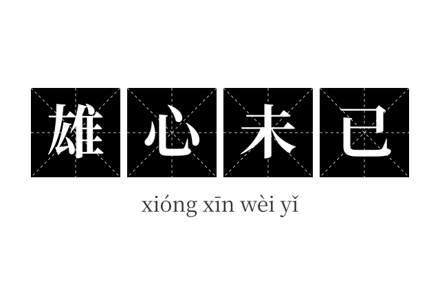雄心未已成语